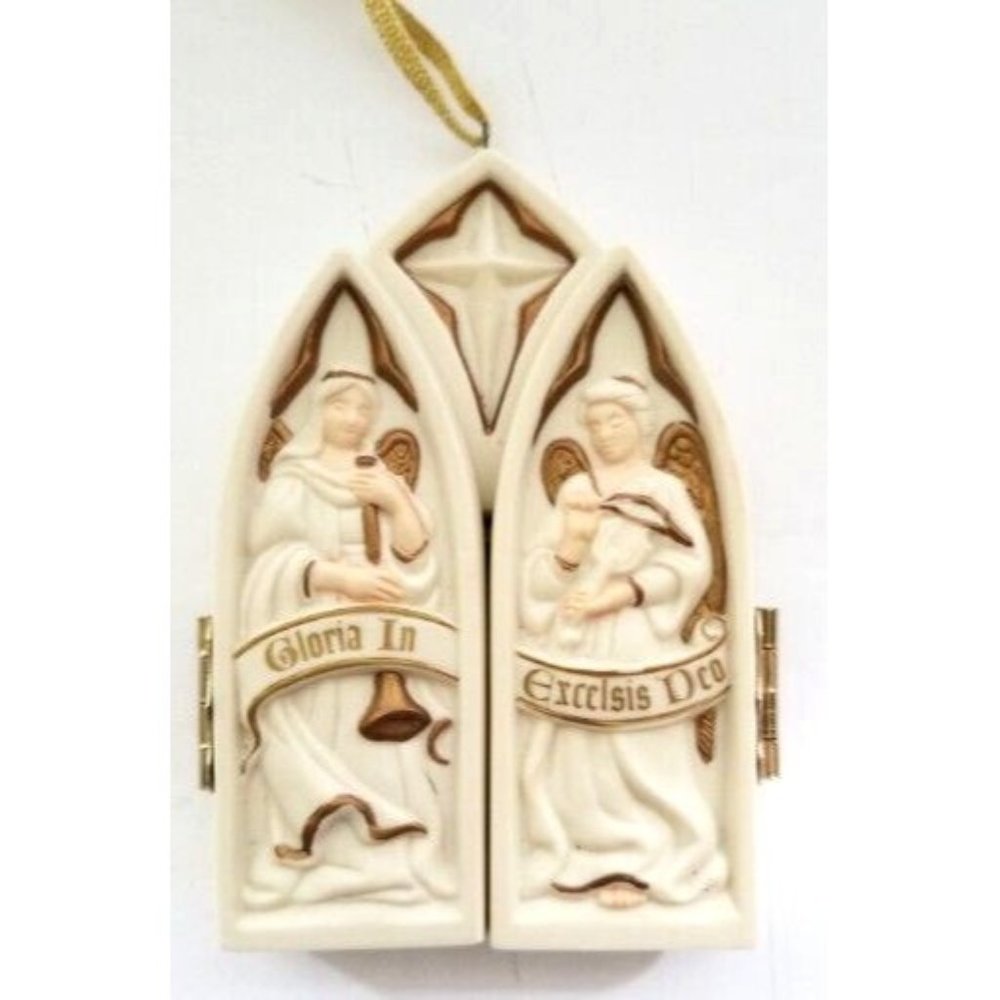 Vintage Hallmark 2003 Gloria In Excelsis Deo Ceramic Ornament